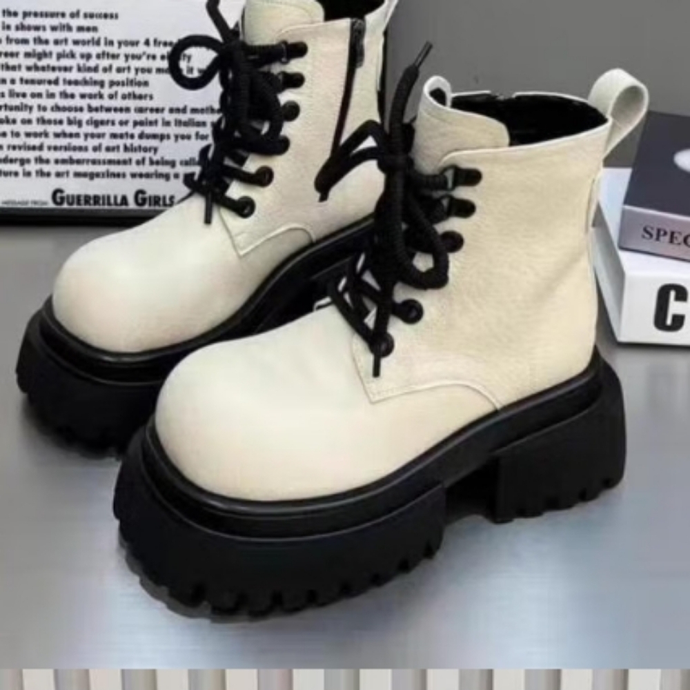 women shoes Lace Up Boots - Picture 3 of 5